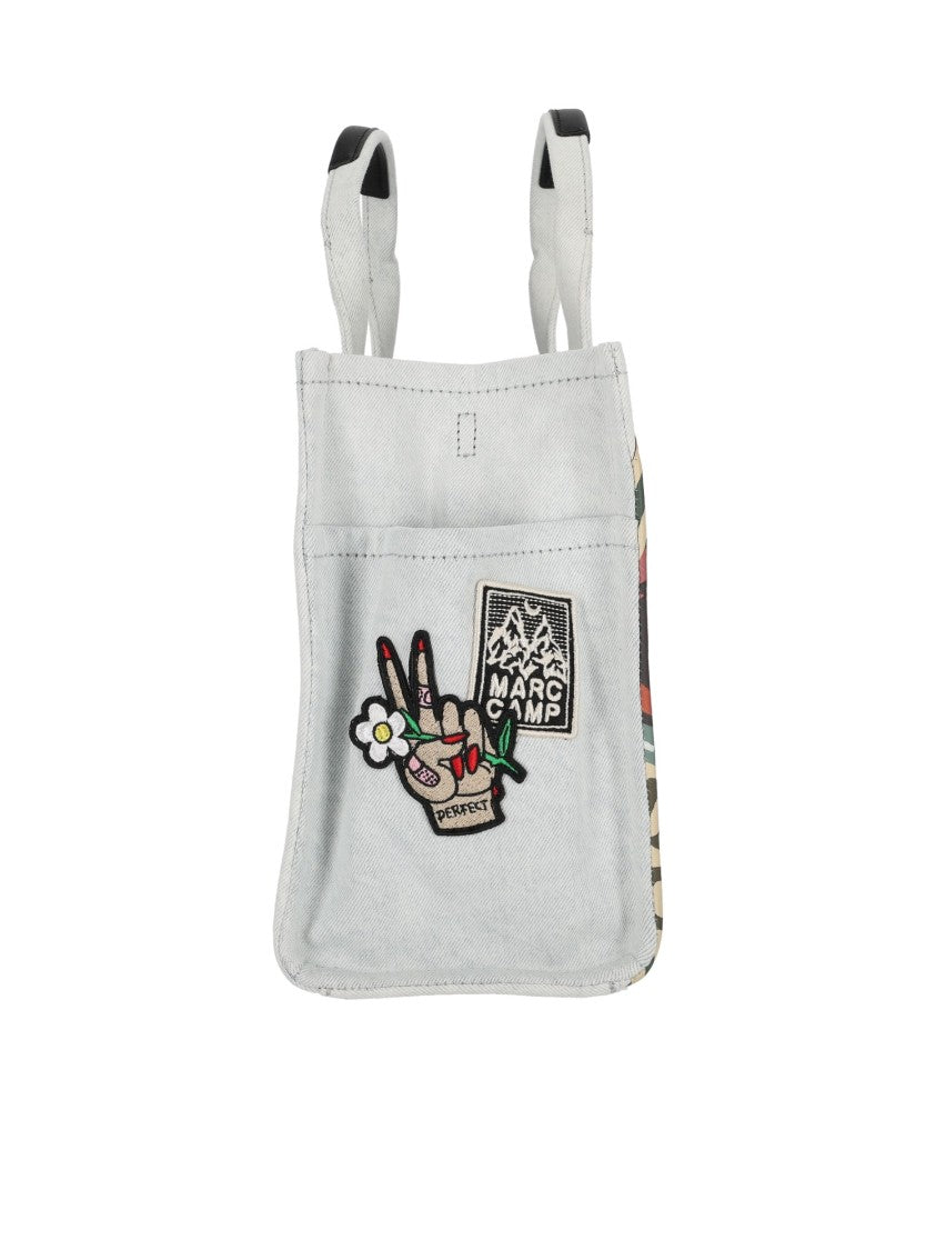 Marc Jacobs The Medium Tote Embroidered Cotton Tote