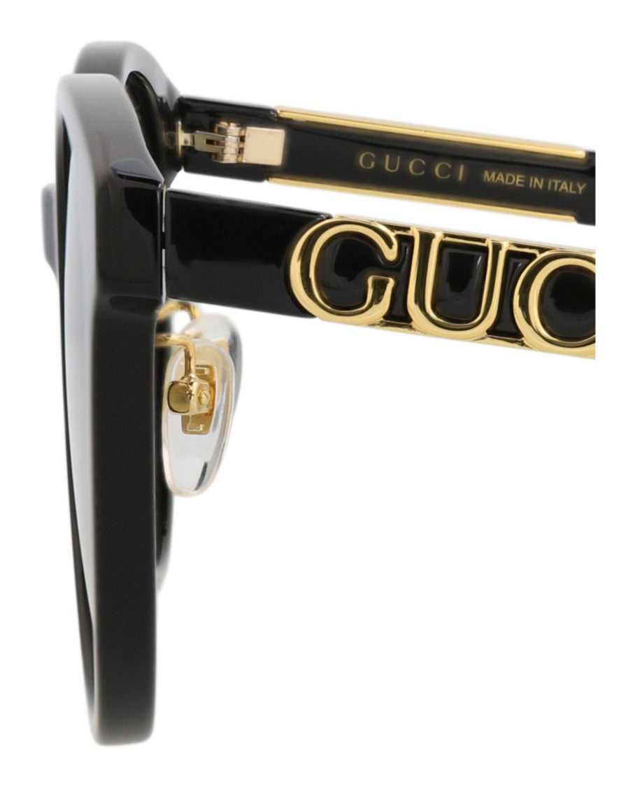 Gucci Round-Frame Acetate Sunglasses