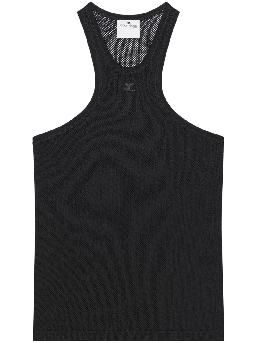 Courrèges Racerback Mesh T-Shirt
