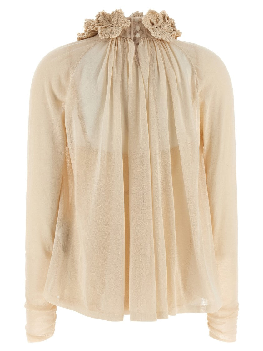 Zimmermann 'Hypnotic Crochet Trim' Top