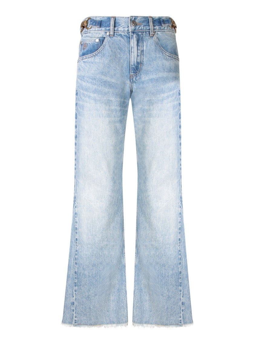 Stella Mccartney Blue Cotton Jeans