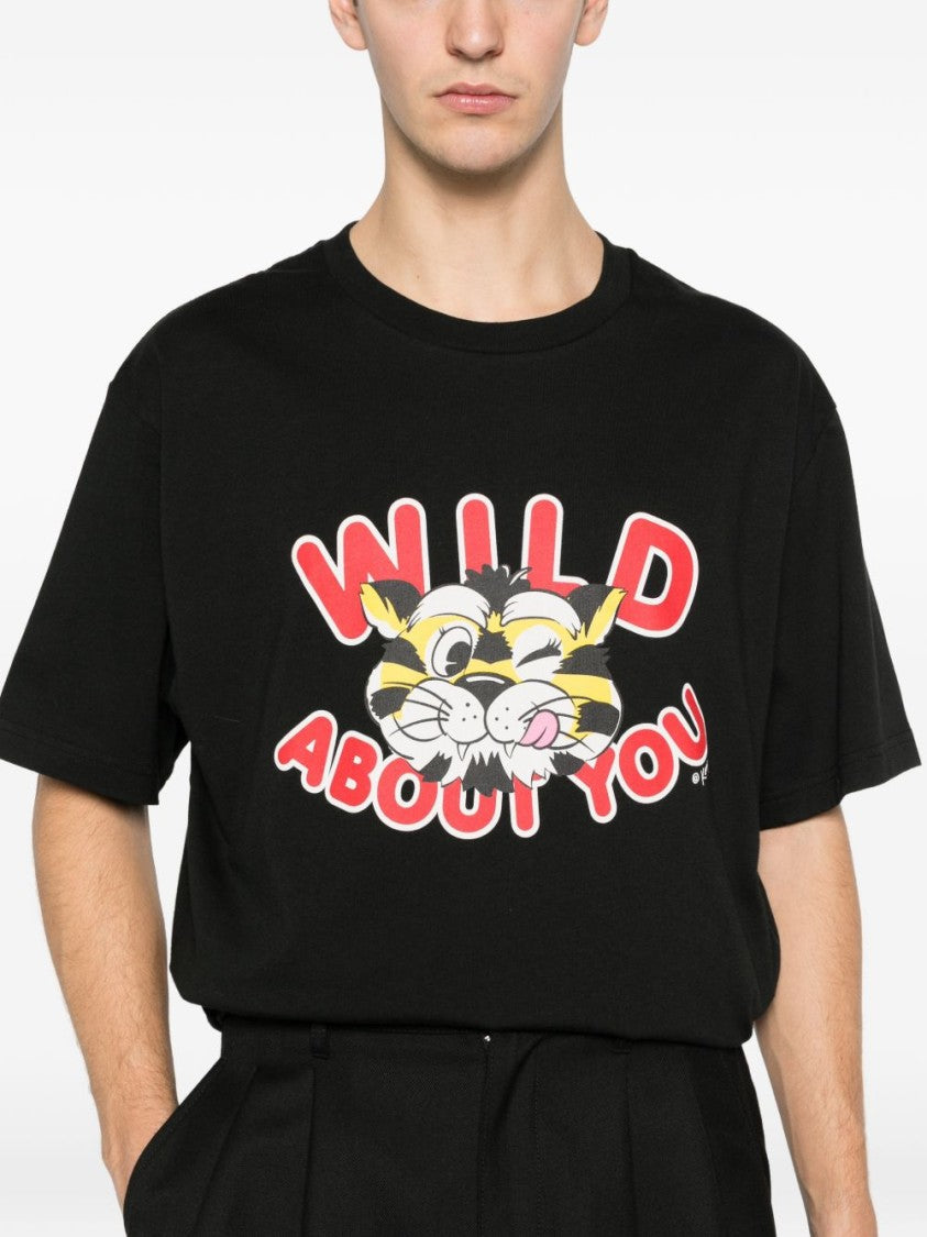 Kenzo Relaxed Fit Graphic Print T-Shirt