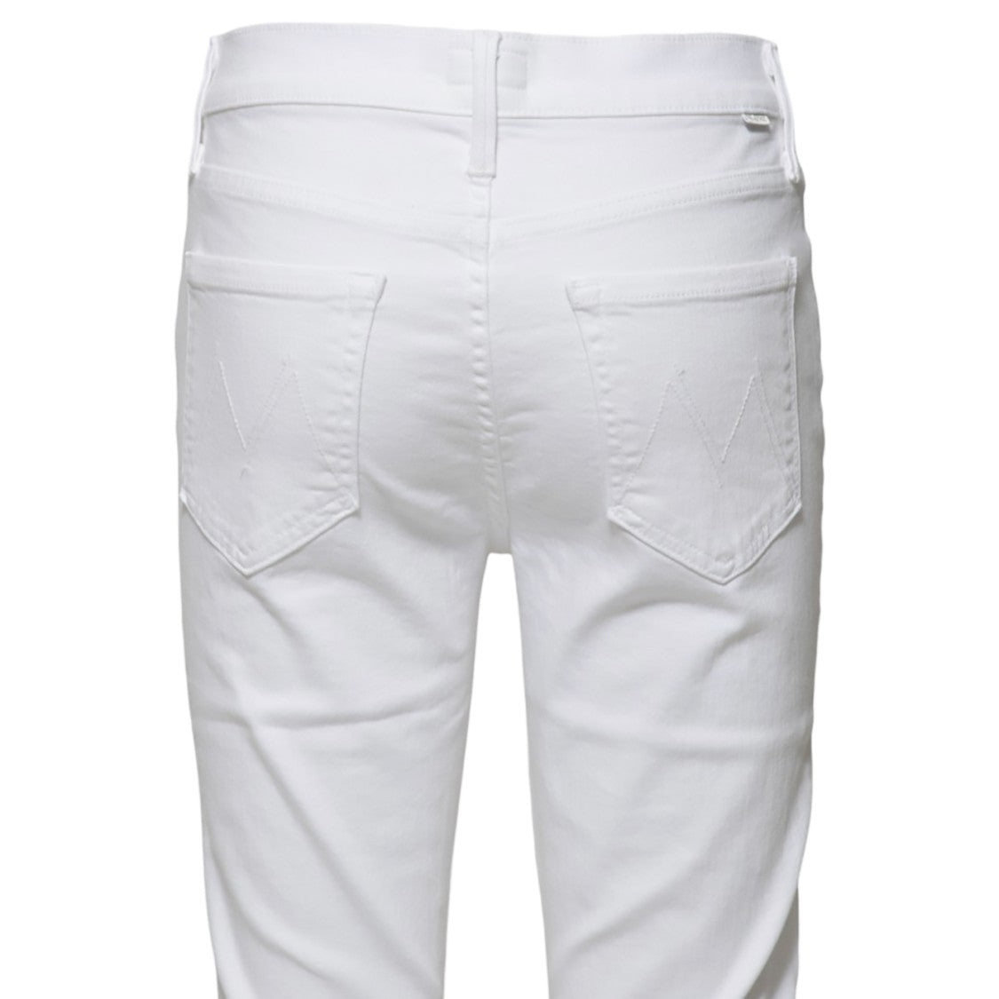 Mother Mid Rise Dazzler Ankle Fray Straight-Leg Jeans