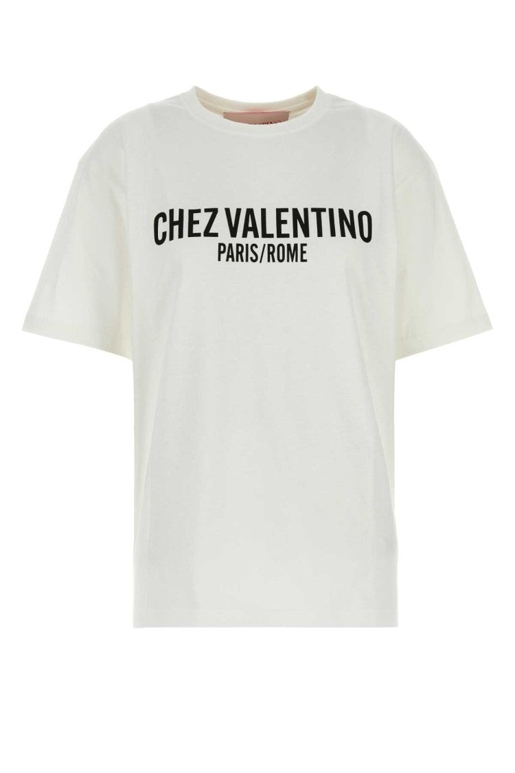 Valentino Garavani White Cotton T-Shirt
