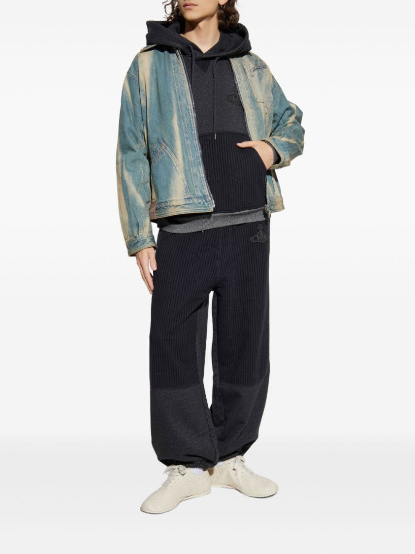 Vivienne Westwood Light Blue Faded Wash Zip Jacket
