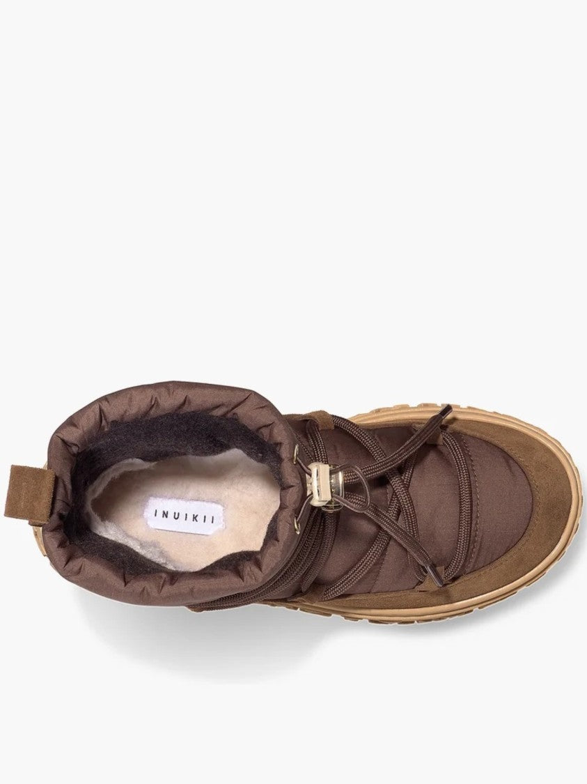 Inuikii Lace-Up Technical Suede Boots With Padded Upper