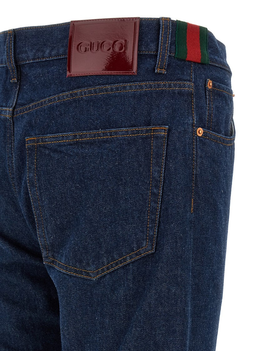 Gucci Web Tape Jeans