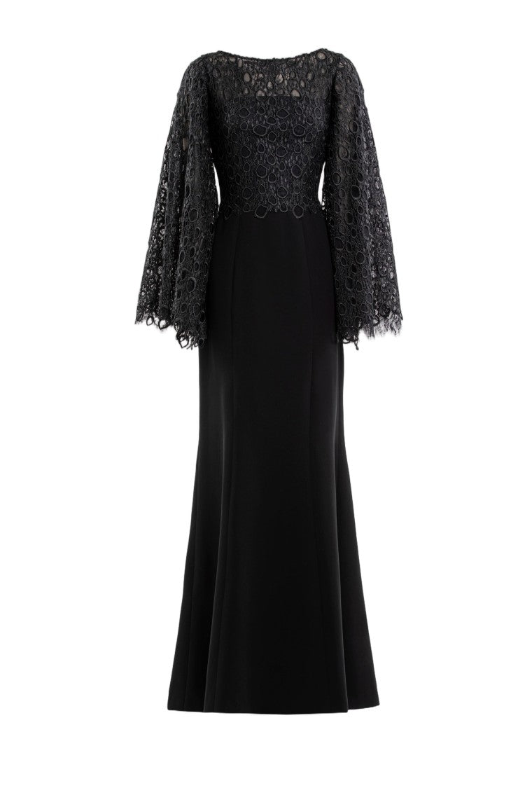 Saiid Kobeisy Long Guipurre Dress