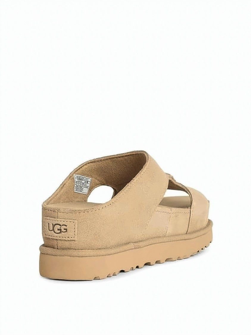 Ugg Slip-On Suede Ugg Sandals With Cushioned Eva Sole