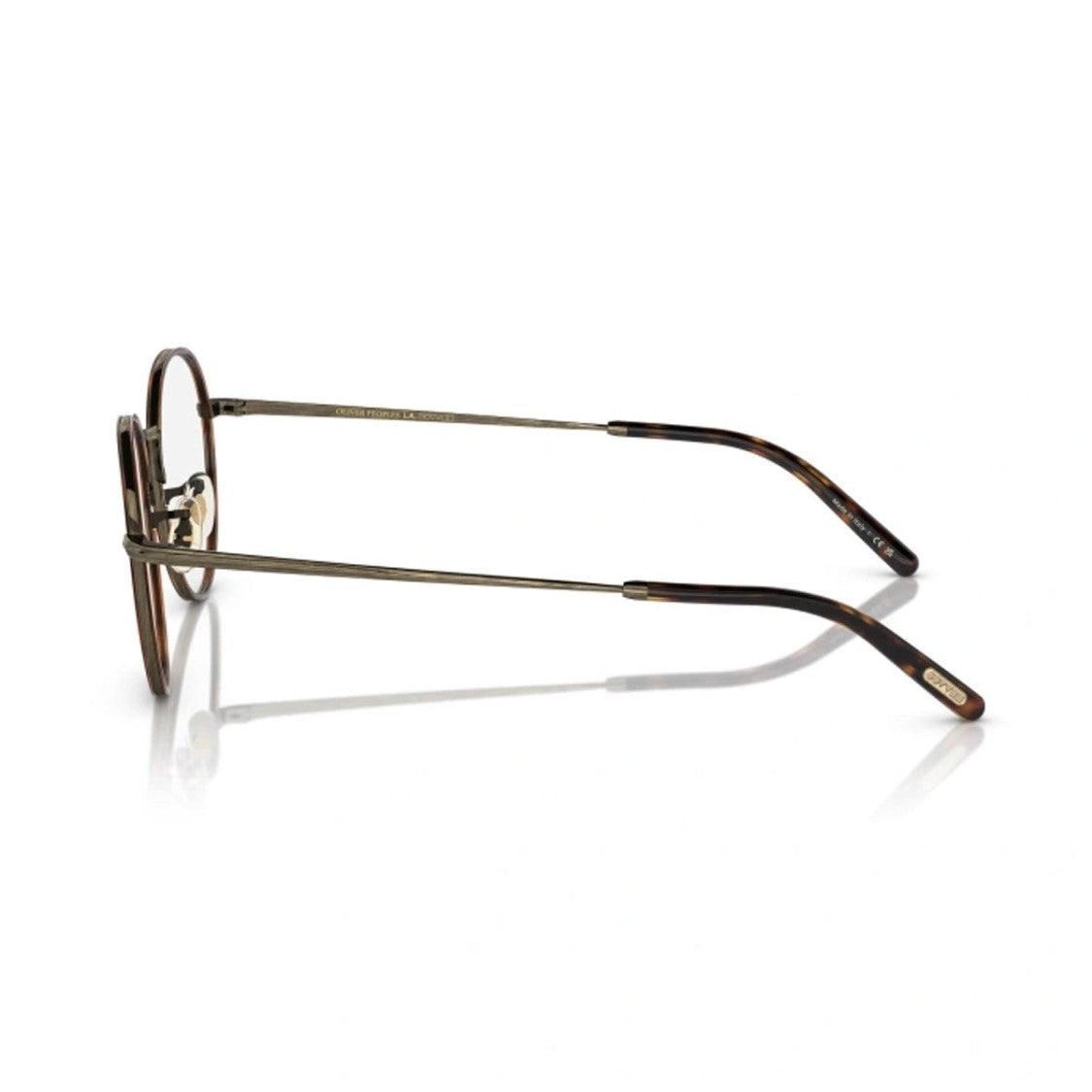 Oliver Peoples Gold Sidell Ov1333 Metal Phantos Eyeglasses
