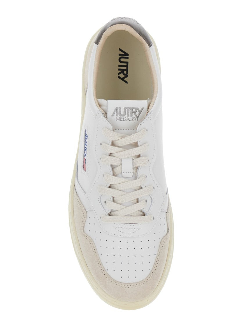 Autry Medalist' White Low Top Sneakers