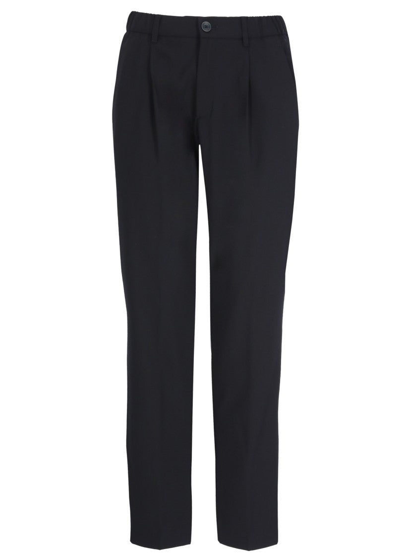 Herno Wool-Blend Straight-Leg Pants