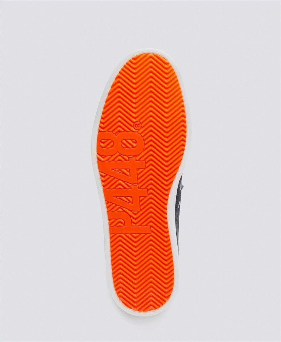 P448 Low-Top Sneakers With Blue Suede Upper