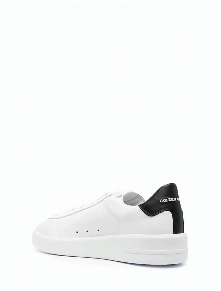 Golden Goose Minimalist White Calf Leather Sneakers