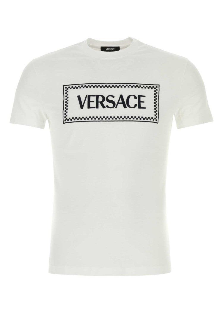 Versace White Cotton T-Shirt