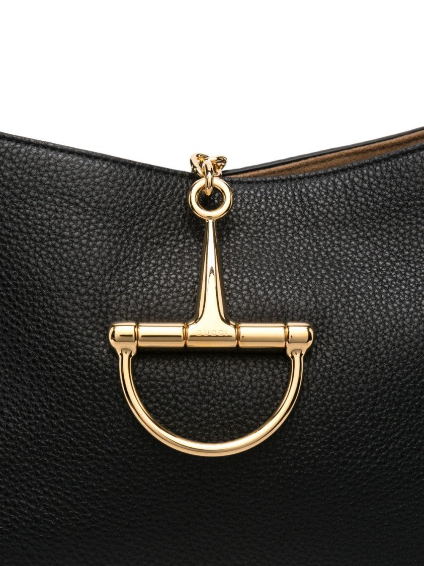 Gucci Structured Calfskin Handbag