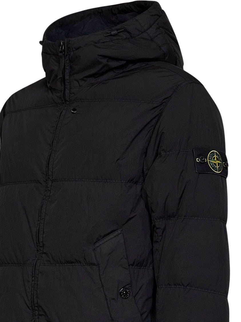 Stone Island Padded Quilted Hooded Jacket