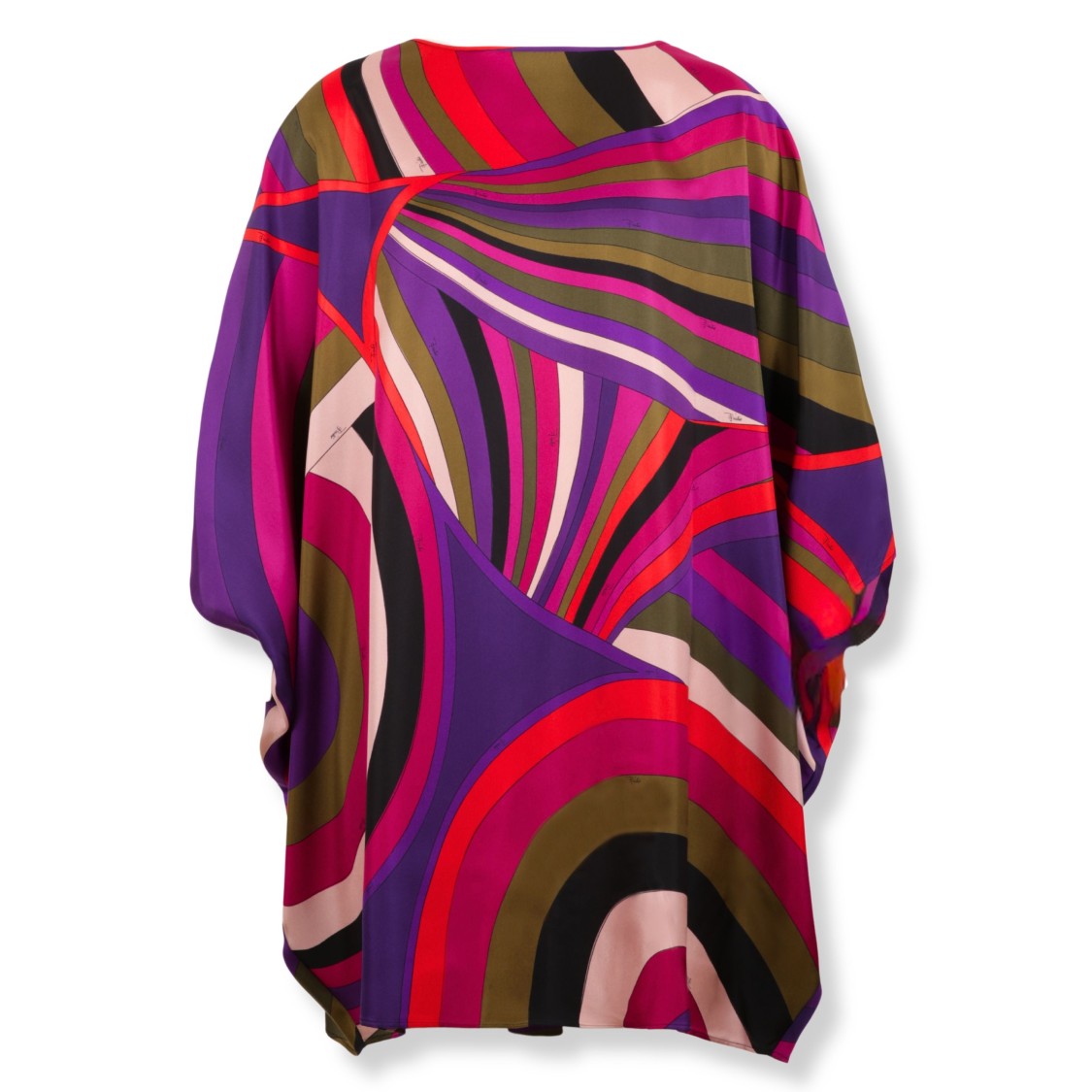 Pucci Abstract Wave-Print Silk Dress