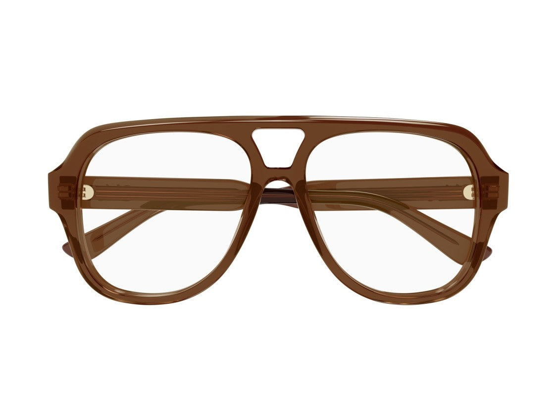 Chloé Brown Ch0339o Oversized Aviator Sunglasses