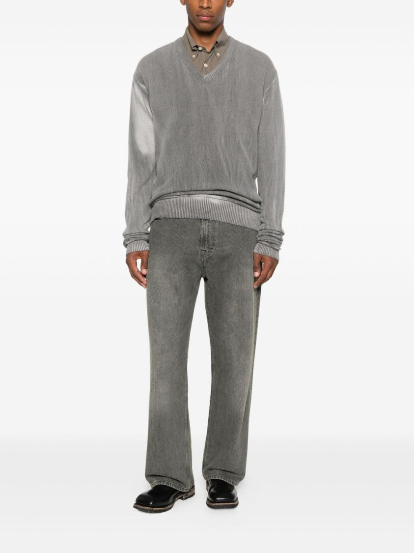 Our Legacy Grey Merino Wool Sweater