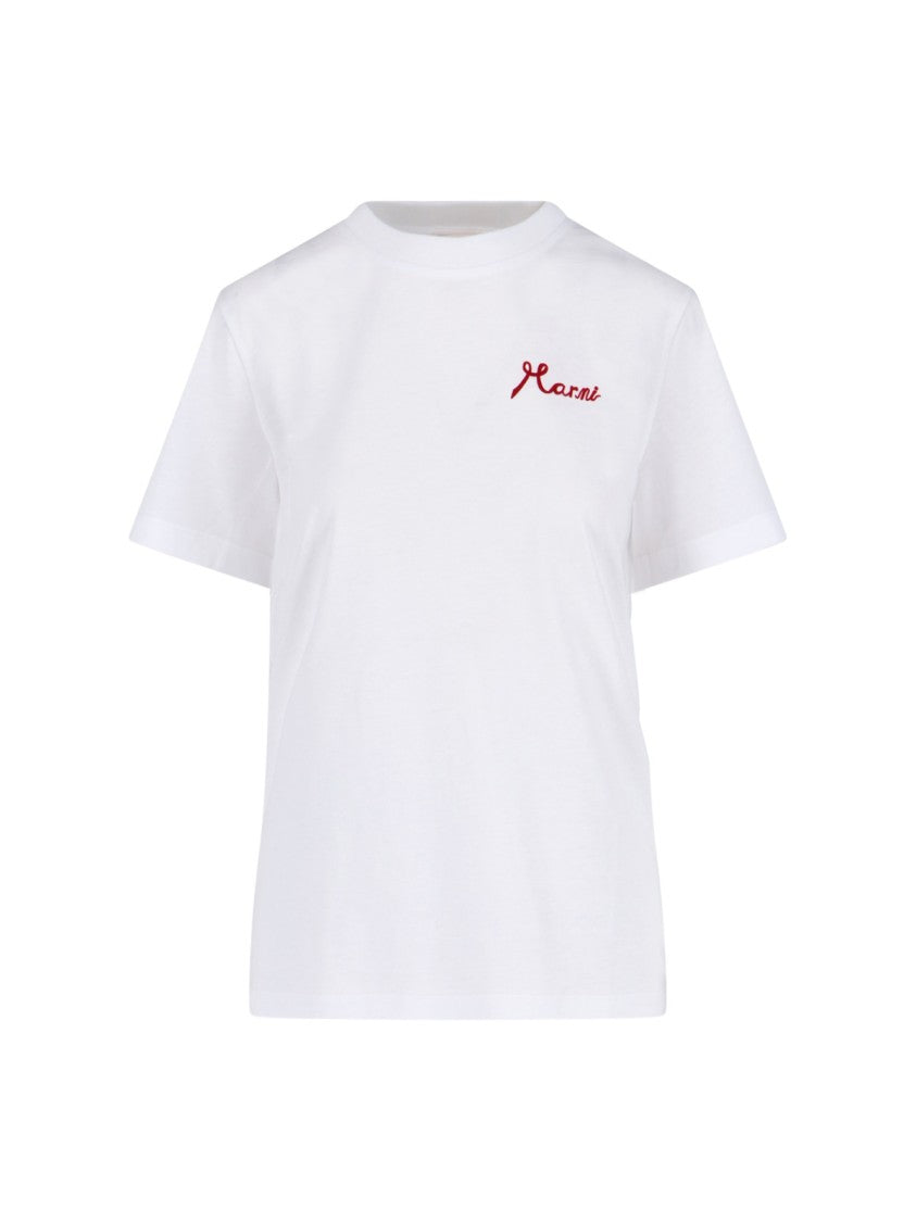 Marni Embroidered Logo T-Shirt