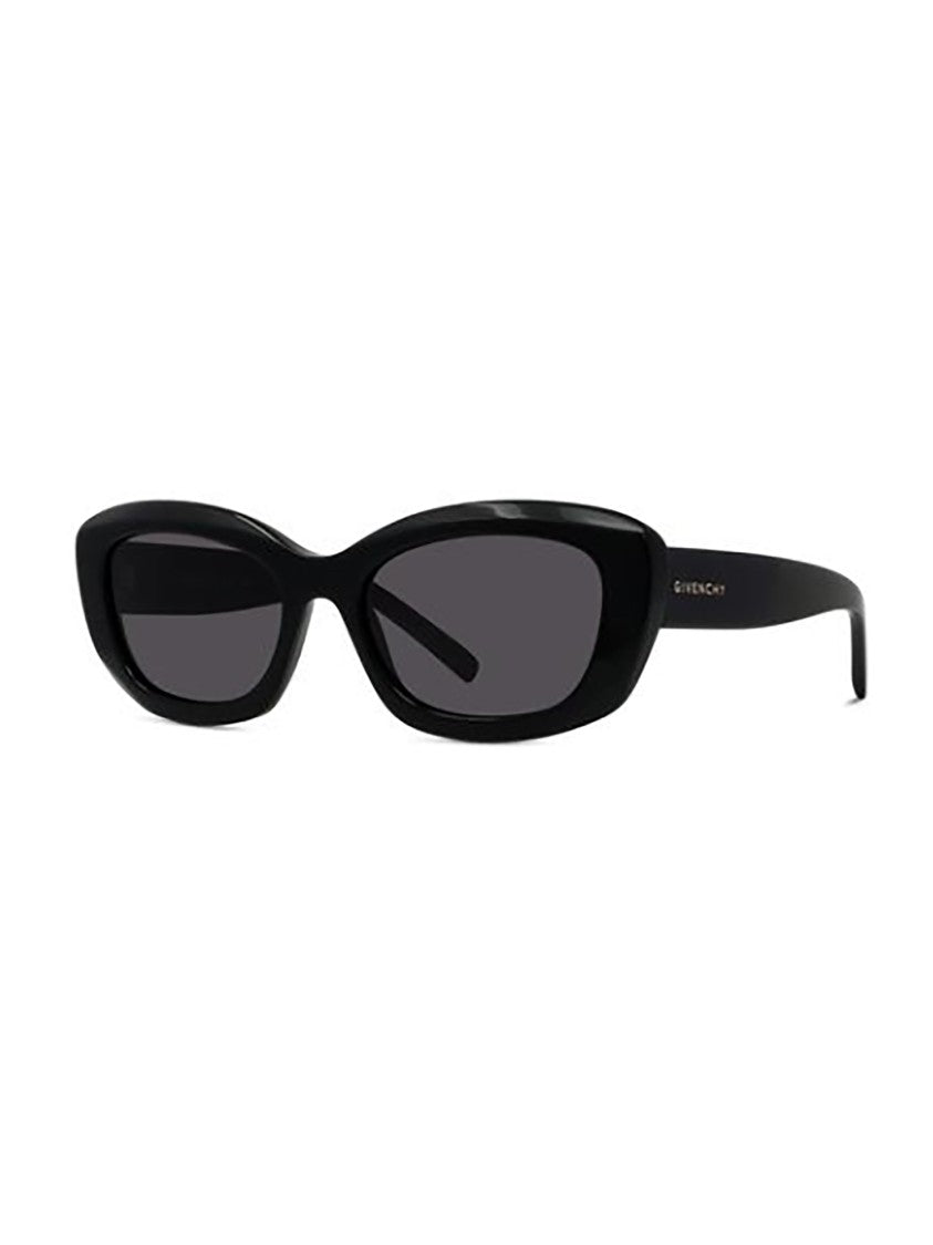 Givenchy Rectangular Frame Sunglasses With Glossy Black Finish