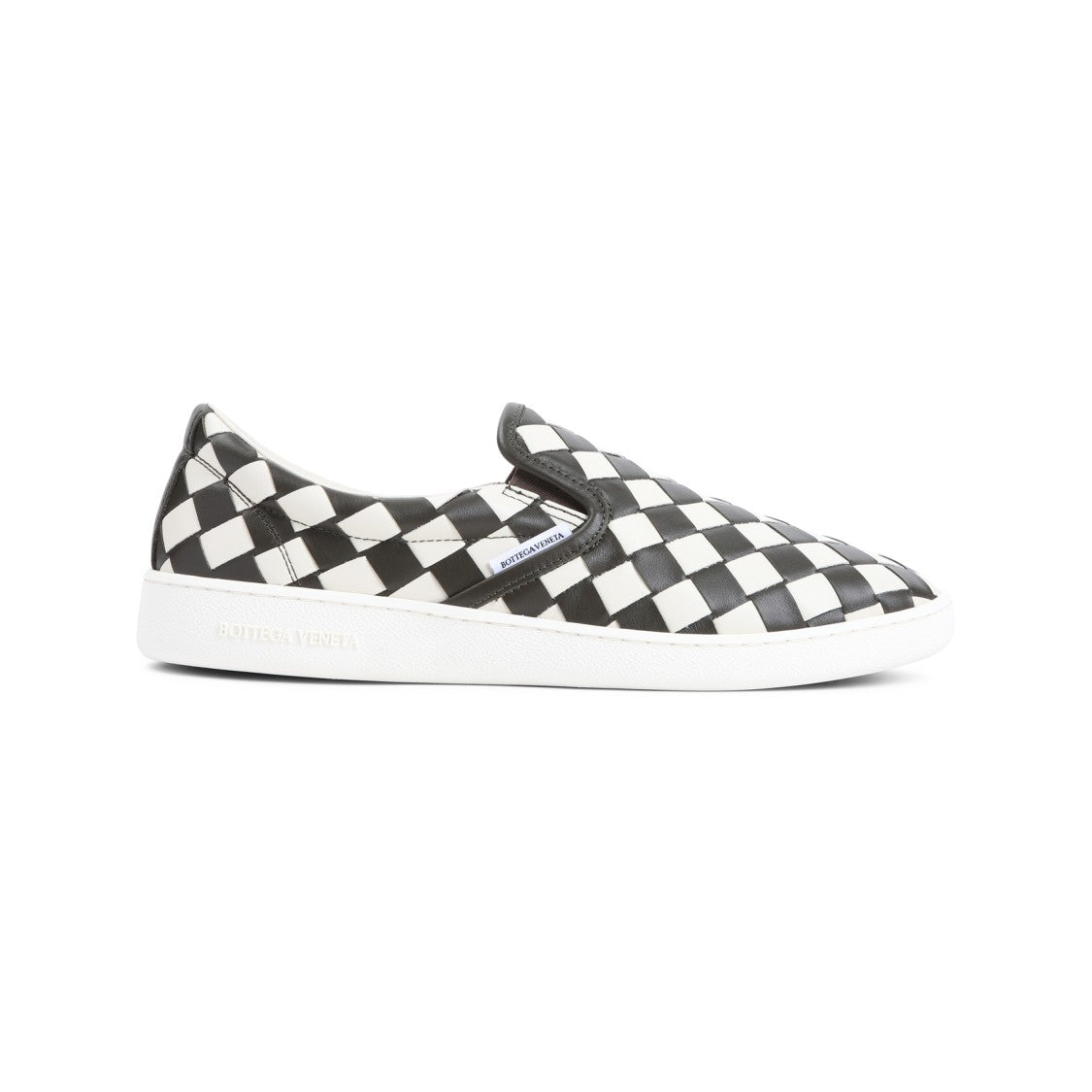 Bottega Veneta Checkerboard Slip-On Sneakers