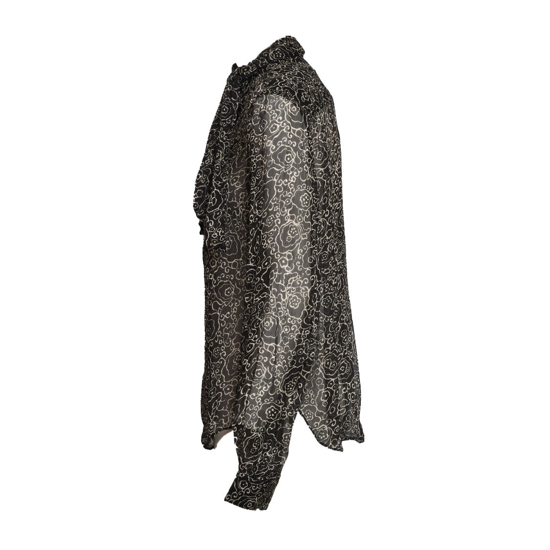 Isabel Marant Leona Printed Sheer Chiffon Blouse