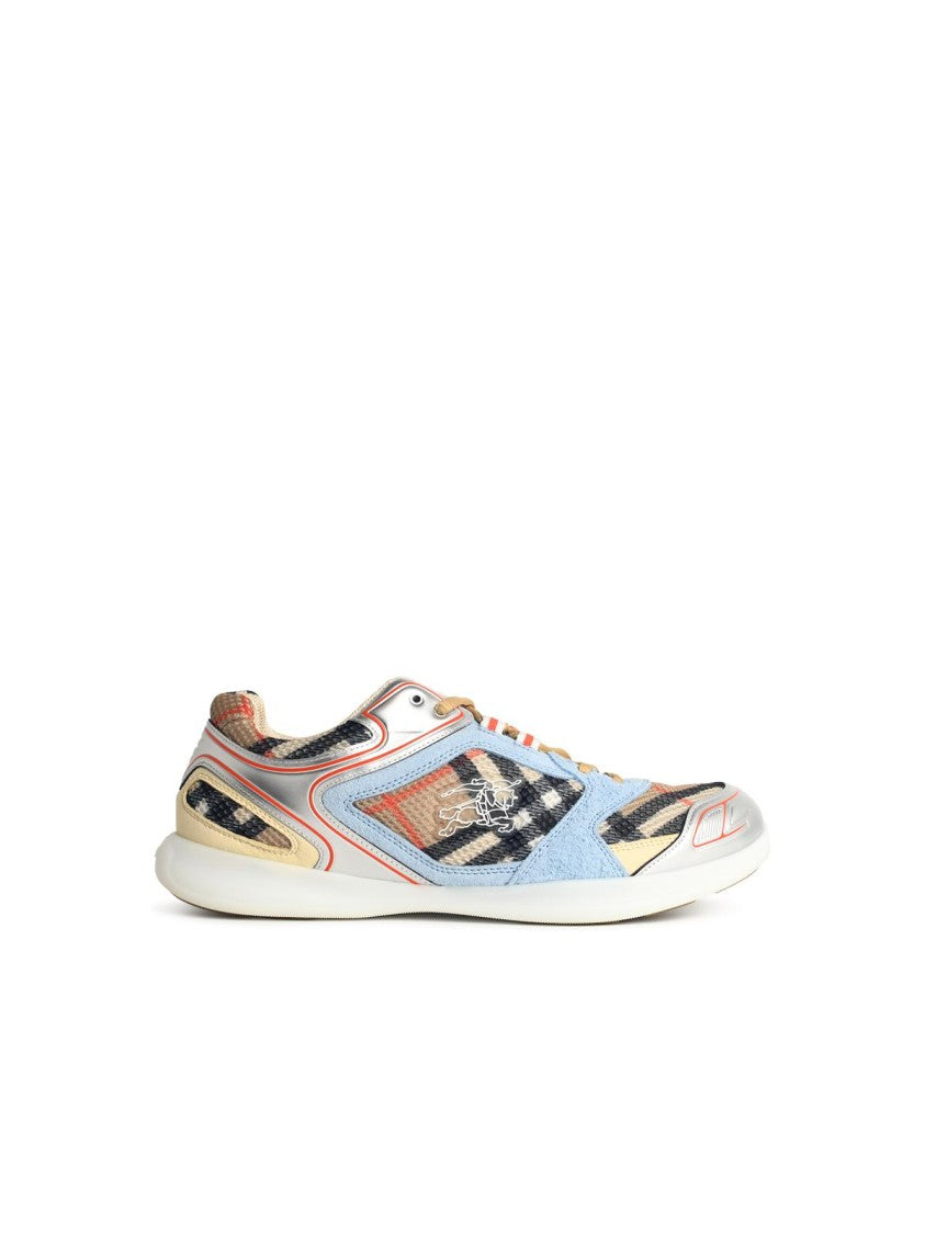 Burberry 'Matrix' Multicolor Leather Blend Sneakers