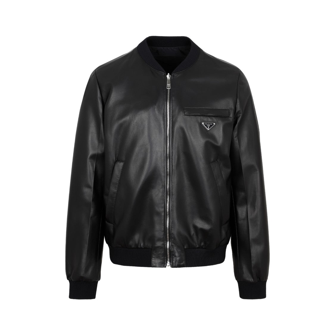 Prada Reversible Leather Bomber Jacket