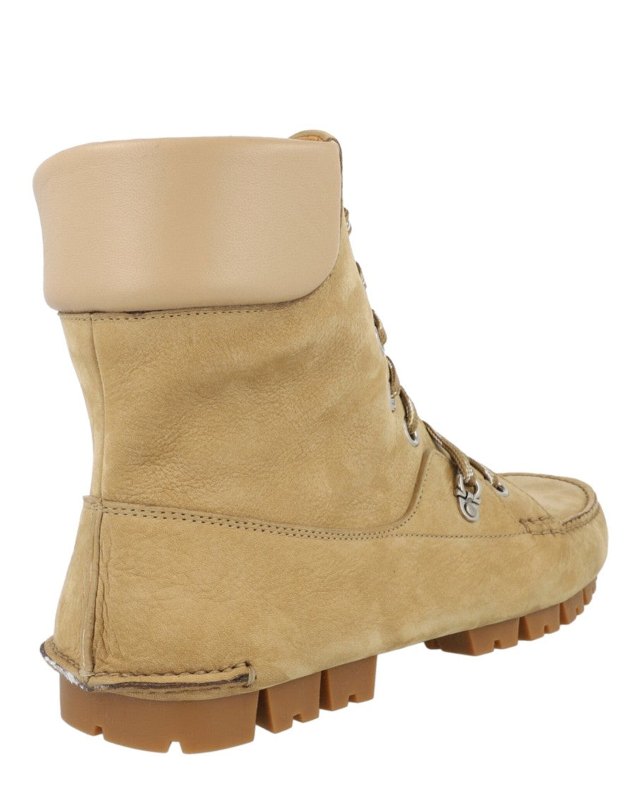 Ferragamo Grifo Hiking Boots