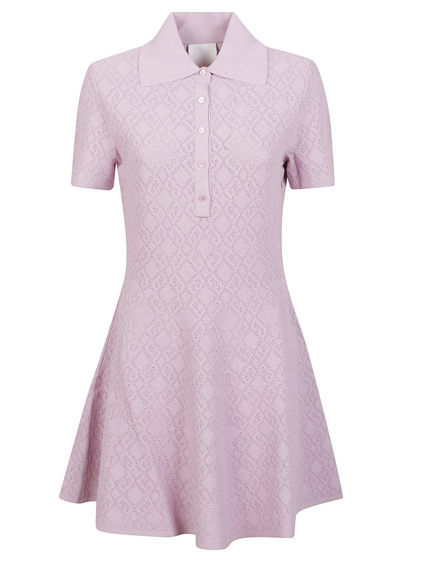 Givenchy Fitted Bodice Dress With Classic Collar