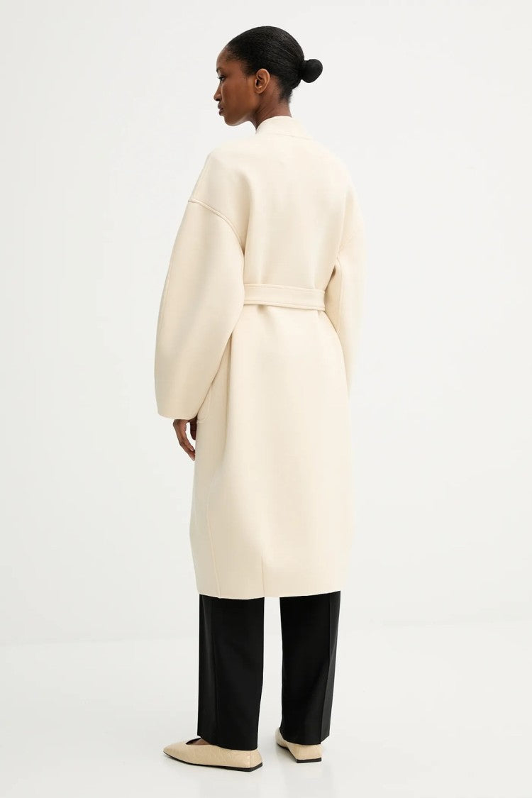 Max Mara Timeless Ivory Diletta Coat