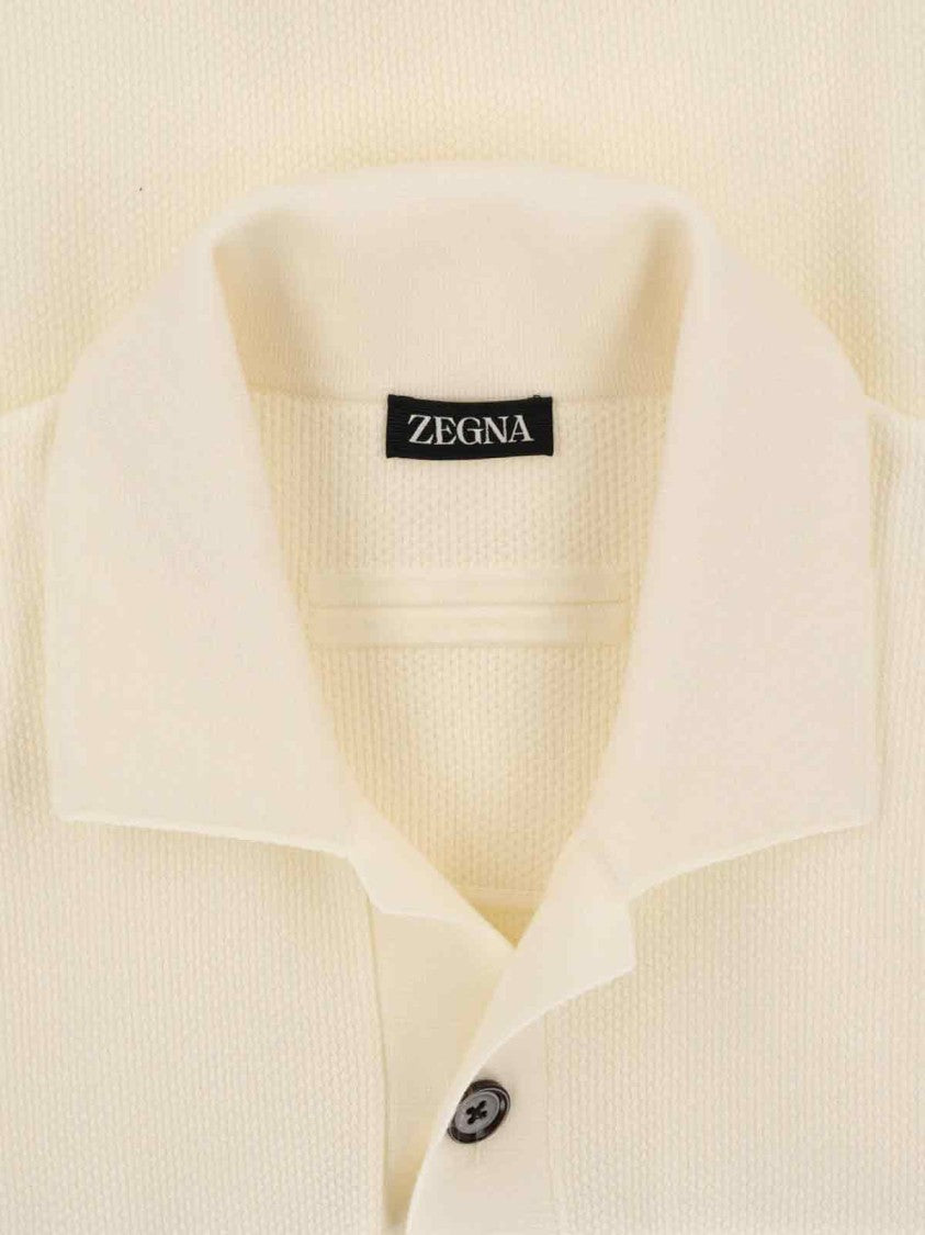 Zegna Knit Shirt - Cream