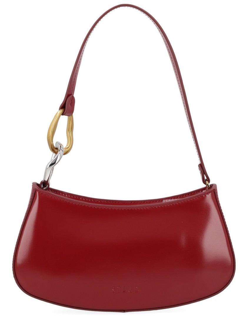 Staud Ollie Cow Leather Crescent Shoulder Bag