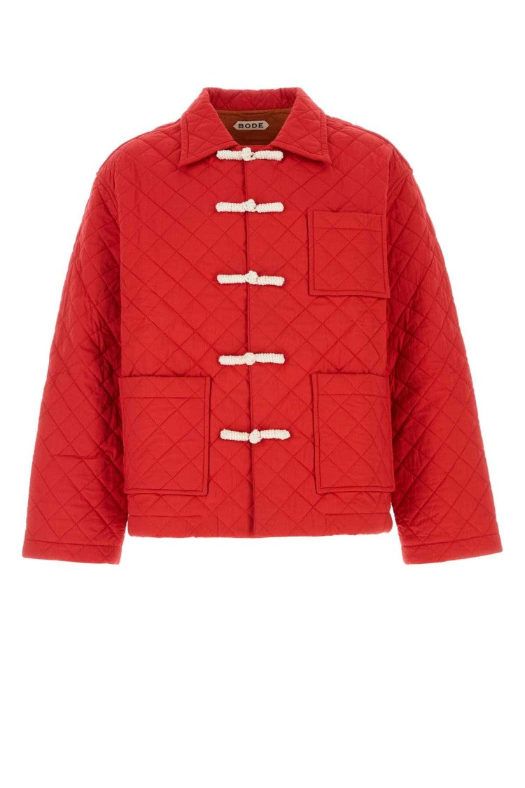 Bode Red Coton Hobby Jacket