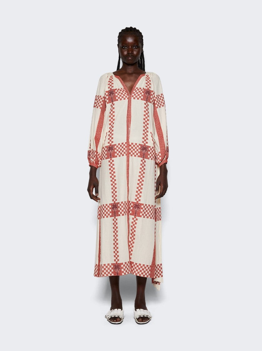 Johanna Ortiz Geometric Goddess Shipibo Dress