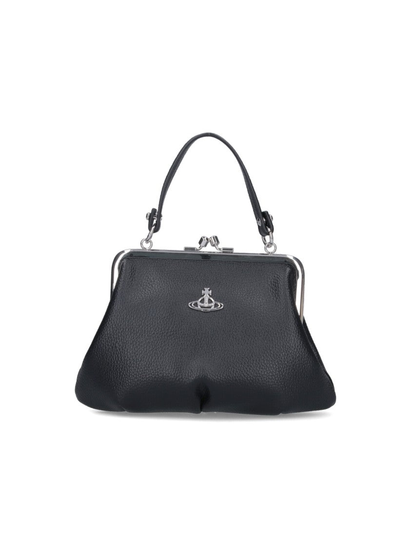 Vivienne Westwood "Granny Frame" Shoulder Bag – Black