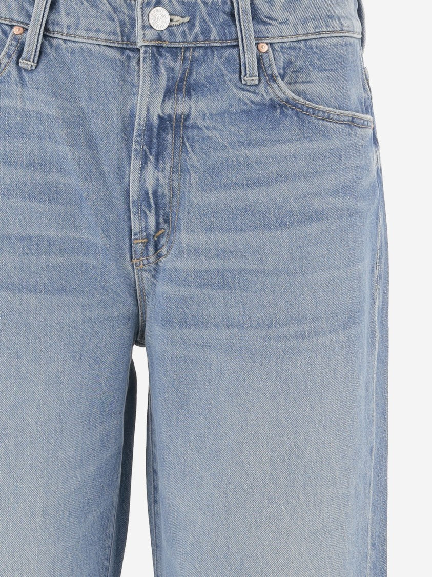 Mother Wide Leg Light Denim Jeans