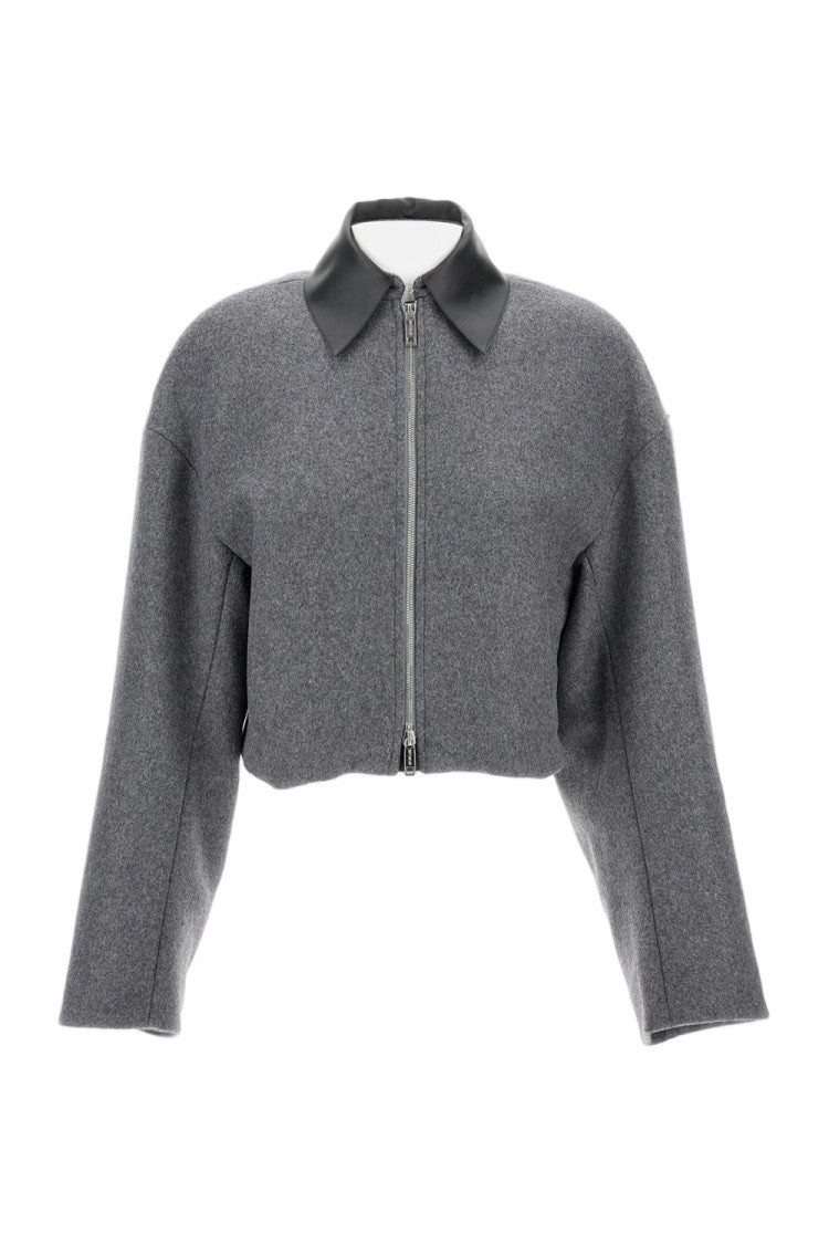 Sportmax Cropped Wool Jacket Vacuo