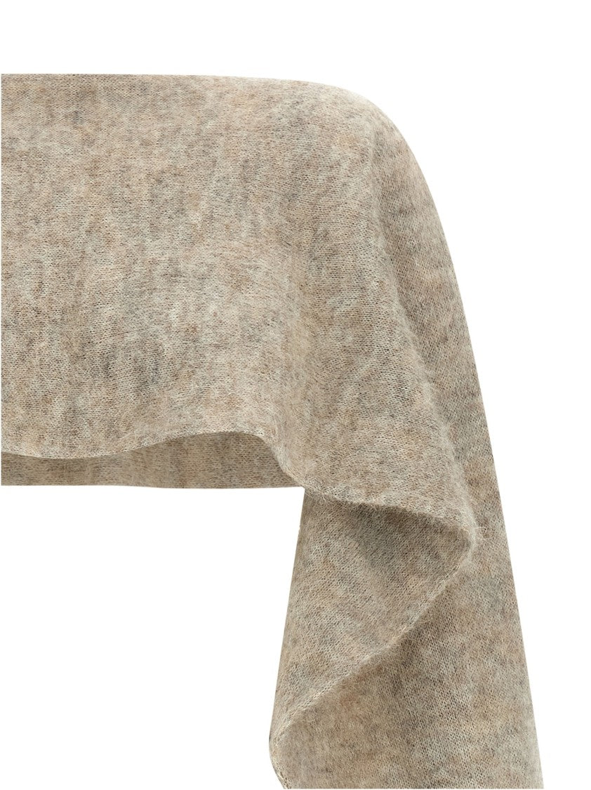 Moschino Gauze Mohair Blend Cape