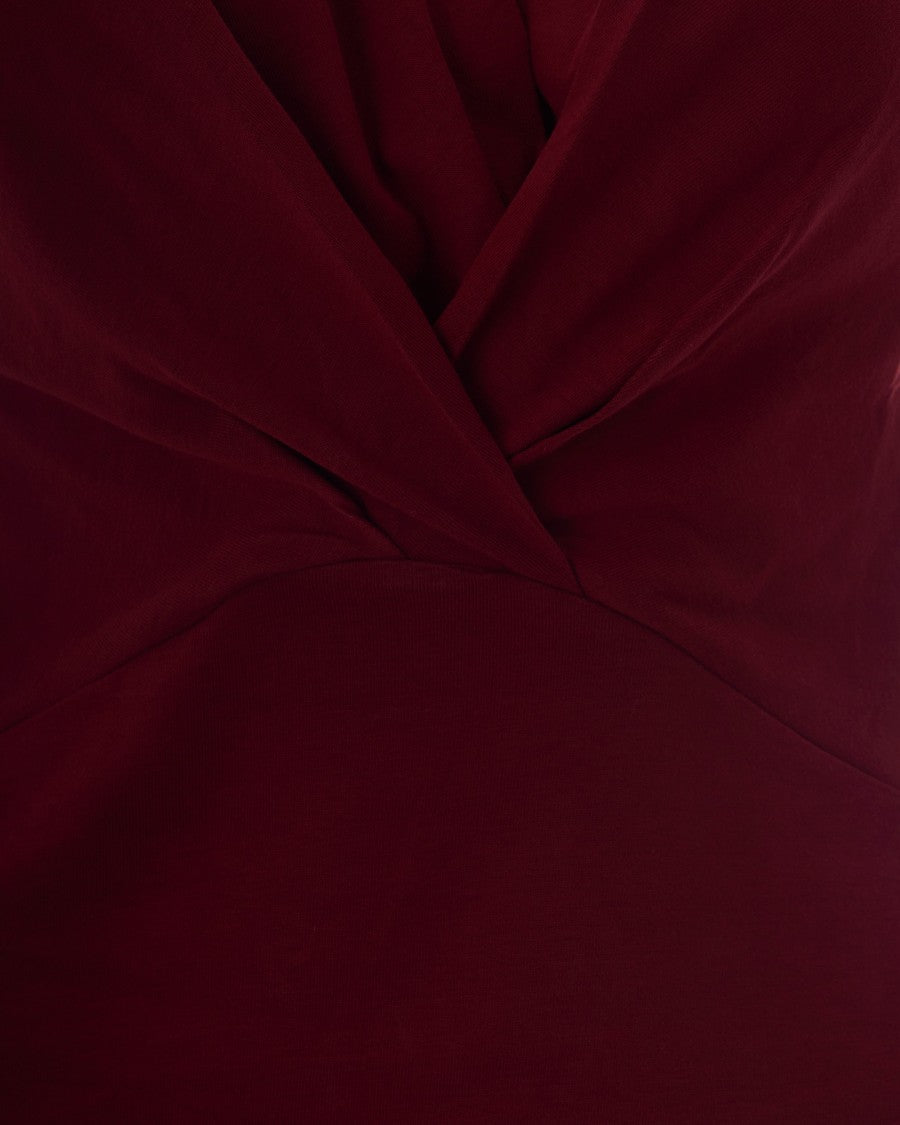 Isabel Marant Draped Fitted Top With Deep V-Neckline And Removable Straps