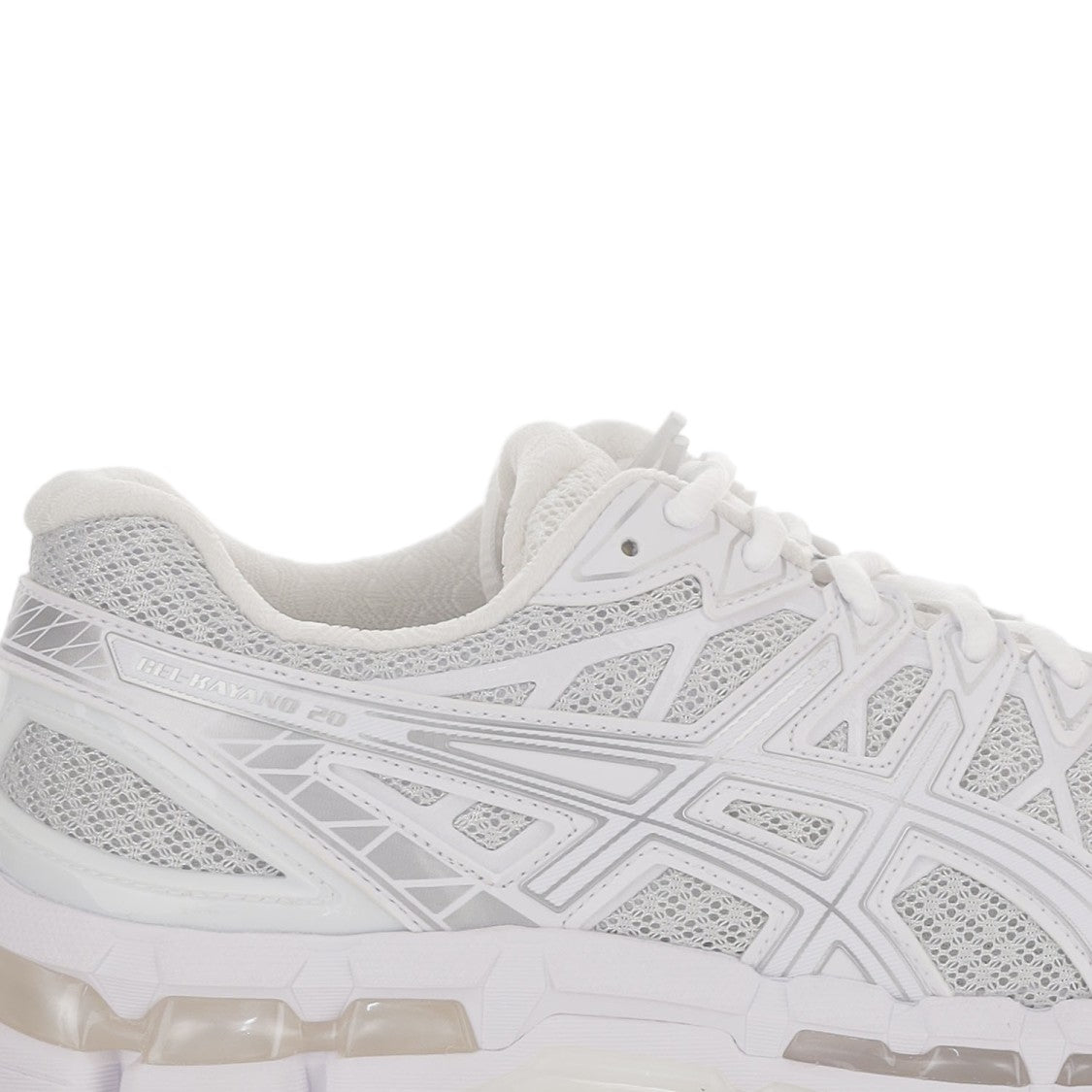 Asics White Gel-Kayano 20 Polyester Mesh Sneakers