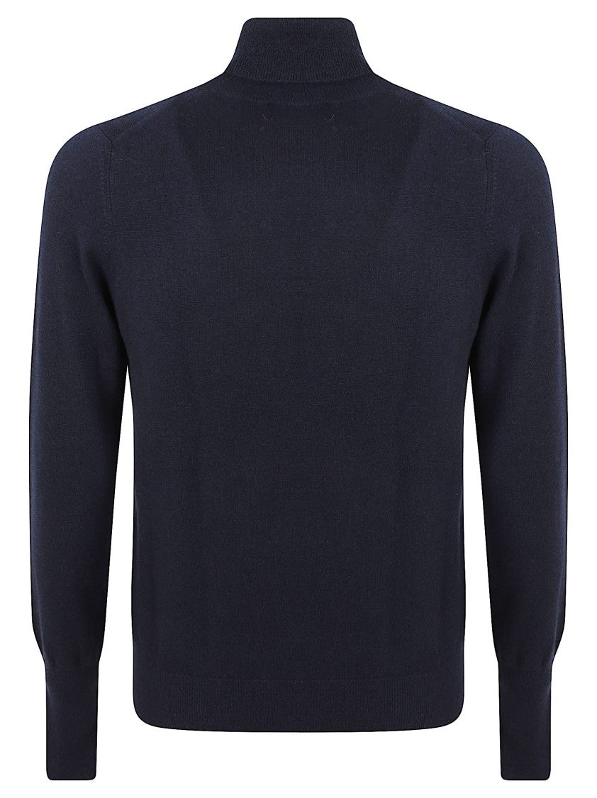 Ballantyne Classic Turtleneck Sweater With Fine Knit Texture