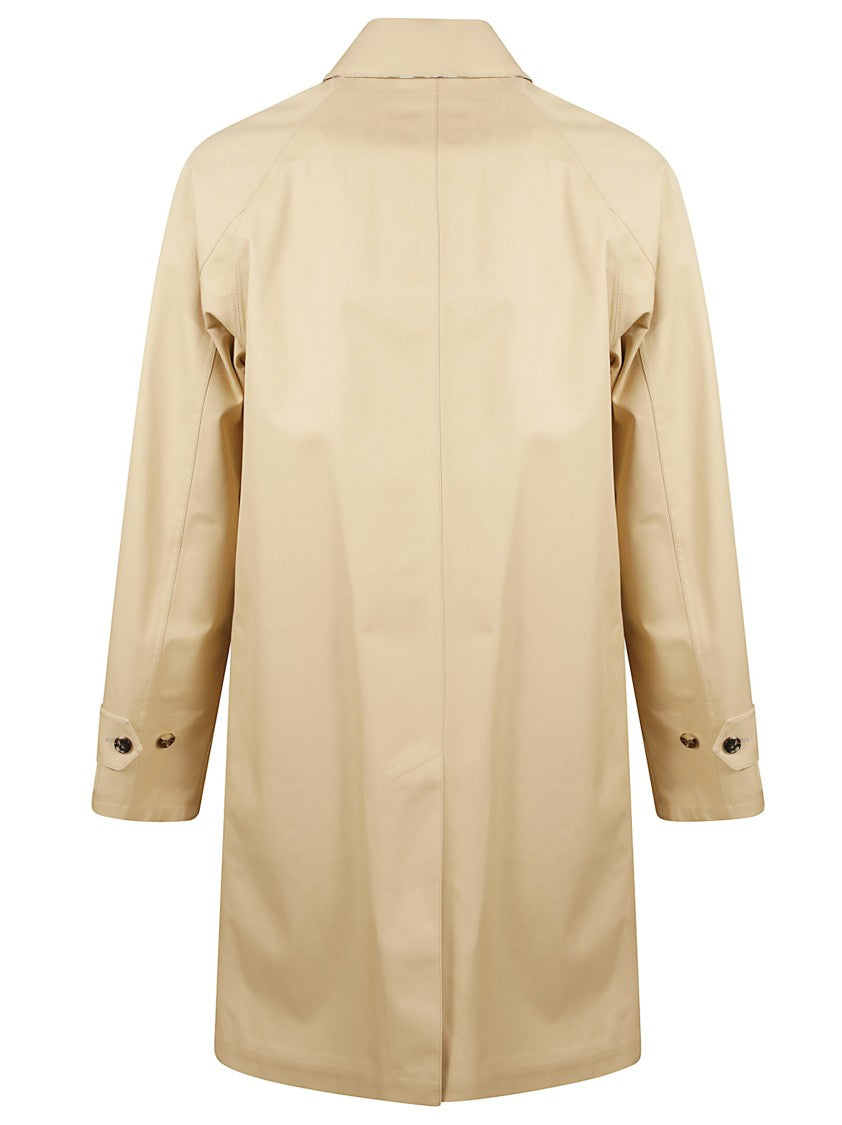 Burberry Cotton Gabardine Midi Car Coat