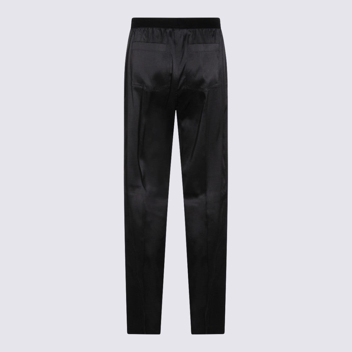 Tom Ford Straight-Leg Trousers With Satin Finish And Subtle Branding