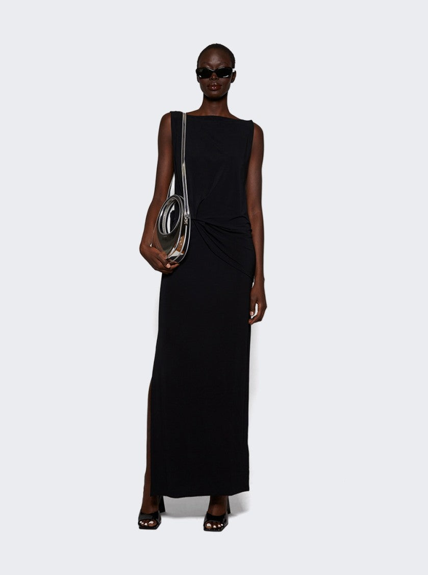 Jacquemus Peplo Long Dress Black