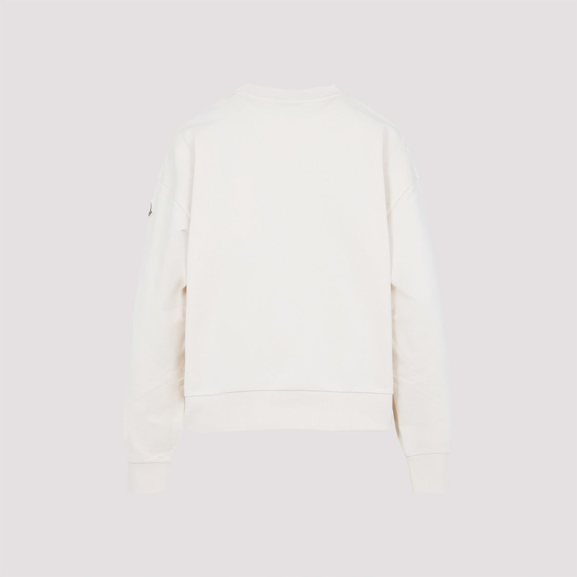 Moncler White Cotton Sweatshirt