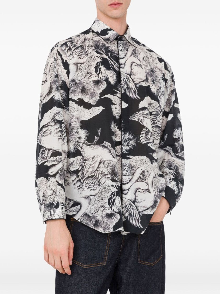 Moschino Silk And Nylon Blend Classic Shirt