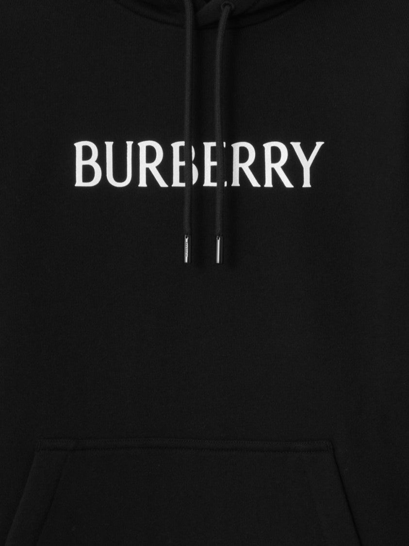 Burberry Black Hooded Sweatshirt